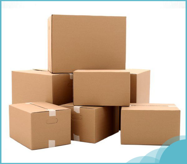 Hộp và thùng carton bế<br>nắp chồm